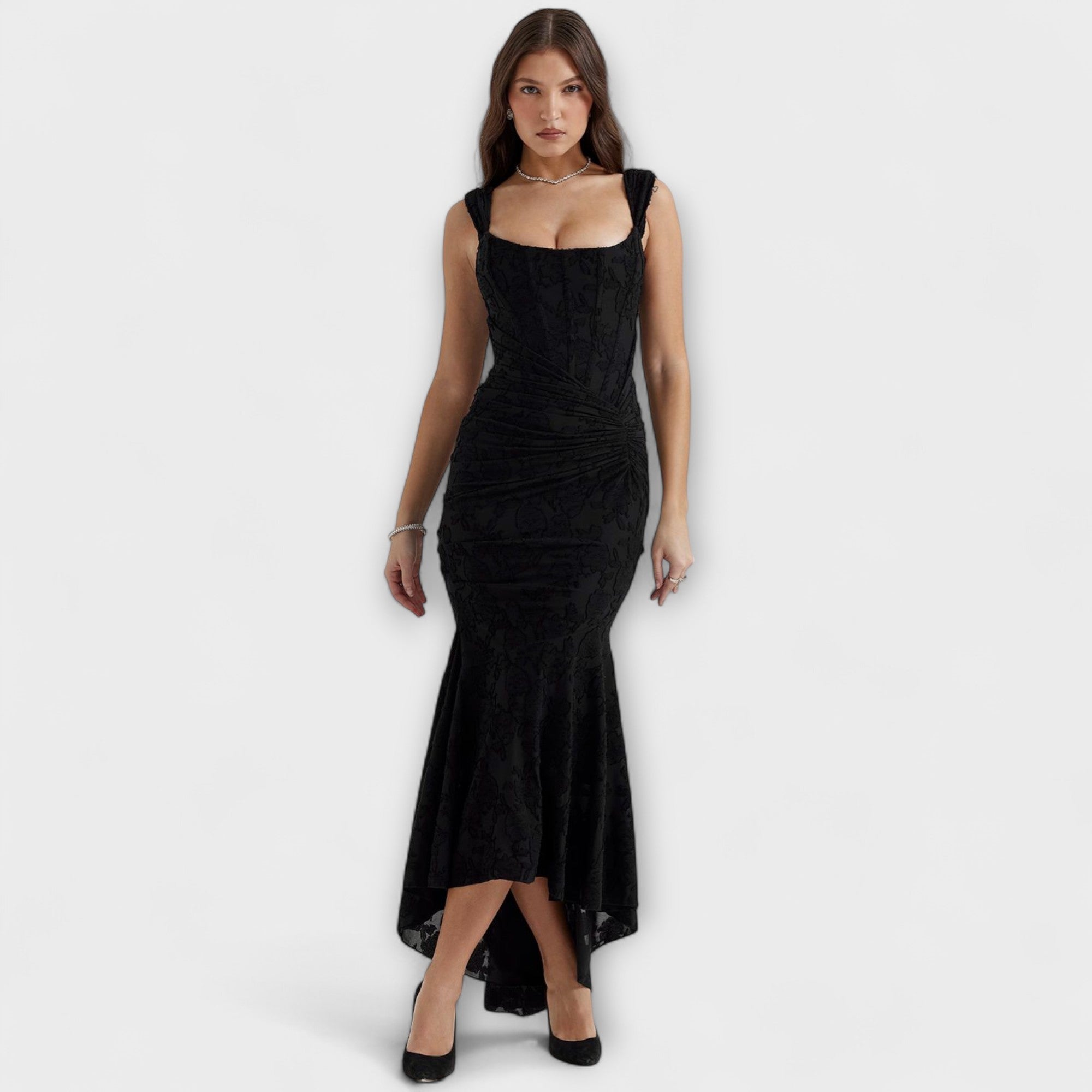 Renske - Long Dress with Elegant and Refined Corset