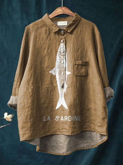 Lily | T-shirt graphique Sardine