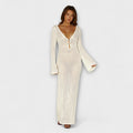 Anne - White Luna Beach Dress