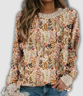 Coralie | Jacquard Retro Sweater