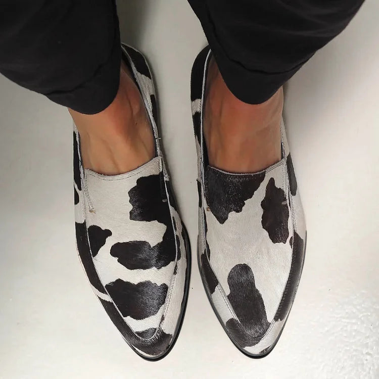 Becca | Slip-ons à motif vache