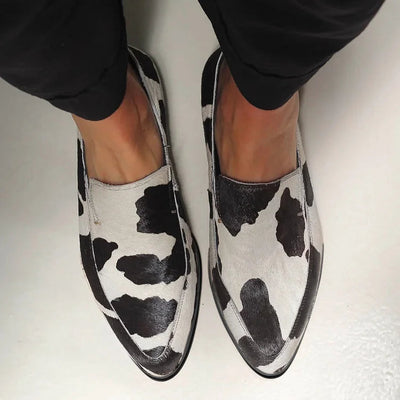 Becca | Slip-ons à motif vache