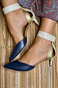 Ivy | Two-Tone Slingback With Elegant Heel