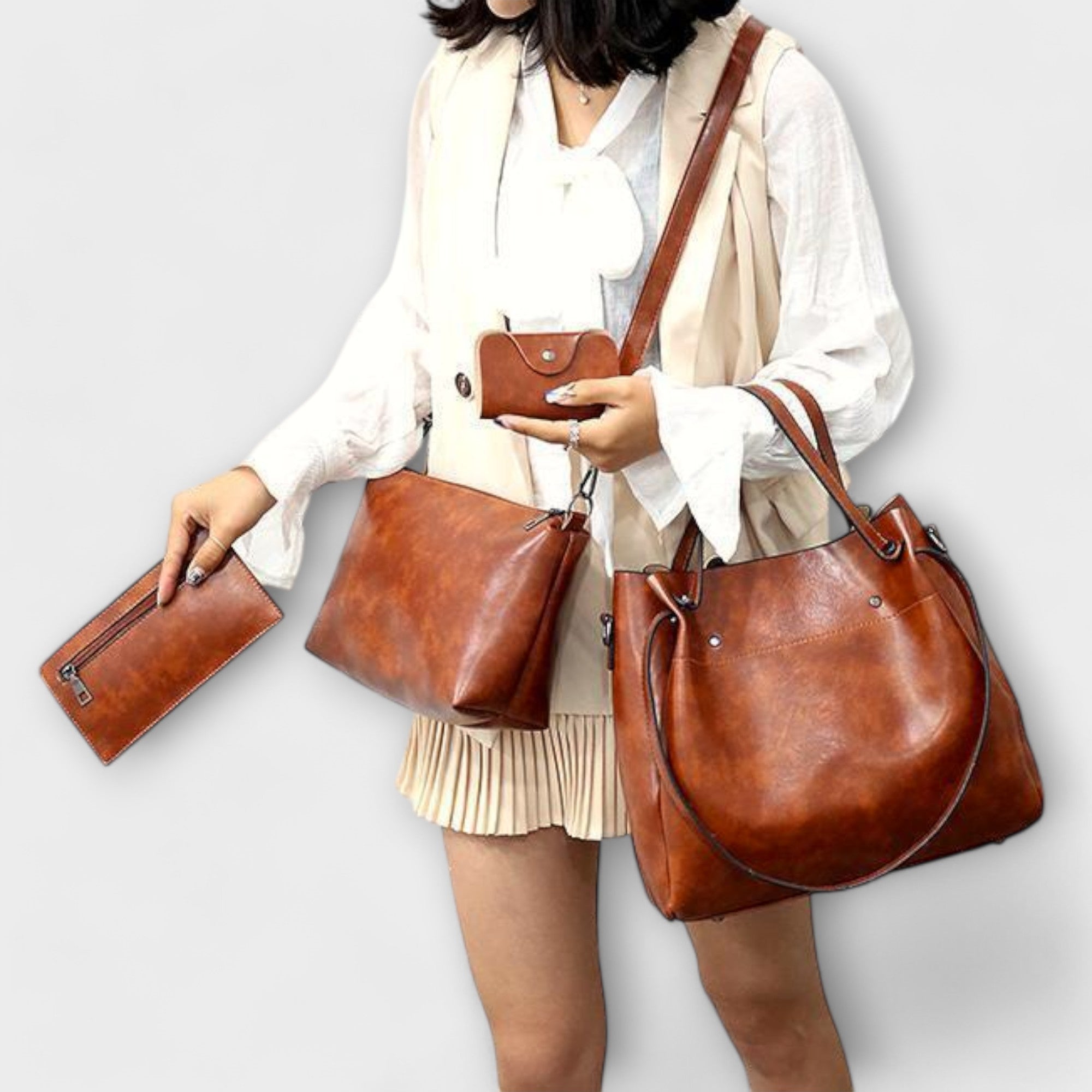 Isolde- 4-Piece Vintage Bag Set