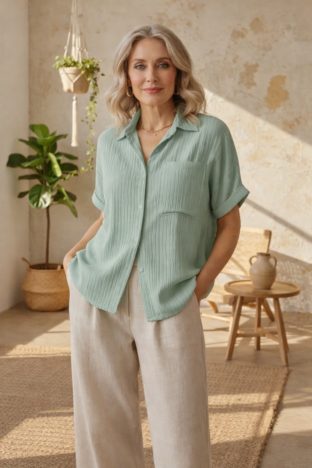 Norelia - Relaxed Textured Top