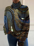 Luxurious Knit Turtleneck Sweater - Cozy High-Stretch Comfort for Men & Women