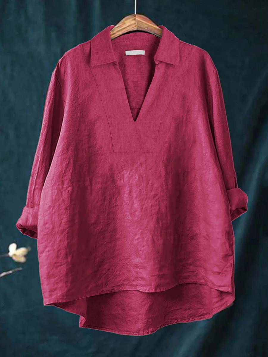 Maria Linen Blouse