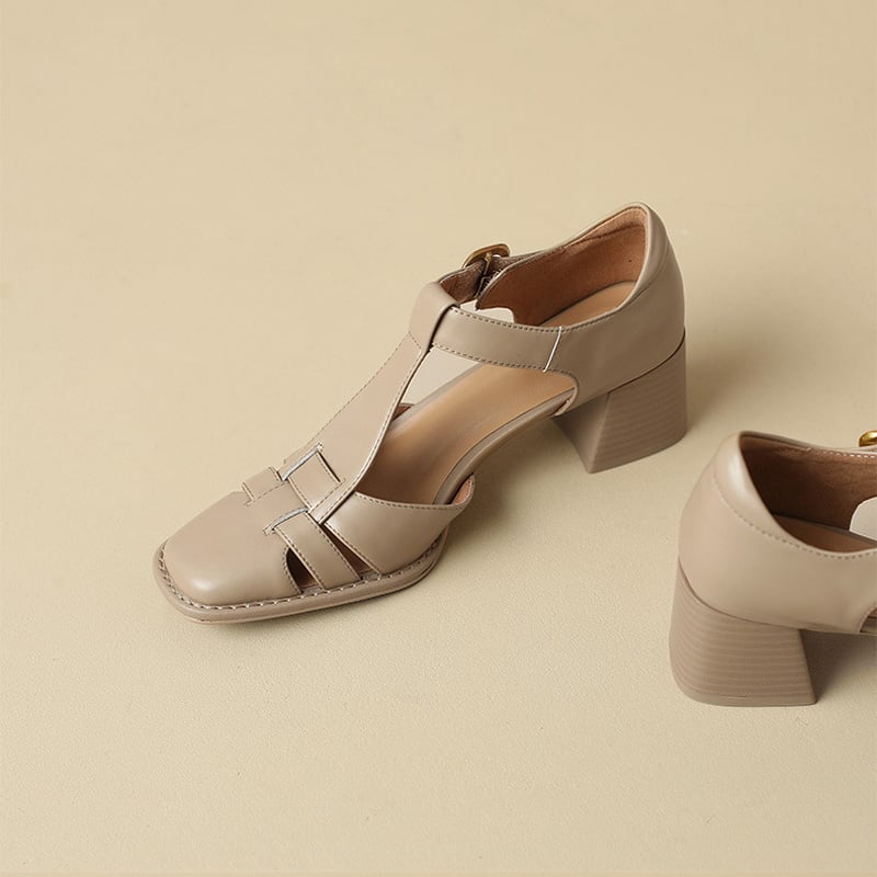 Michela | Square Toe Sandals