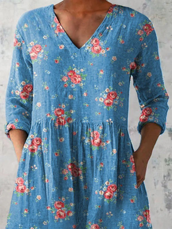 Mabel | Long Blouse with V-Neck