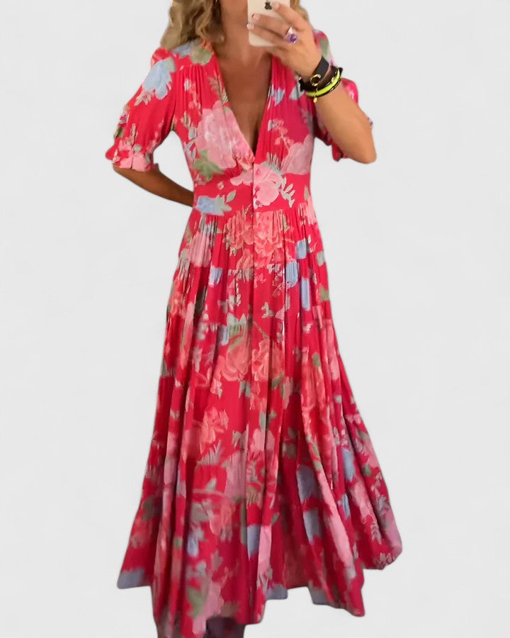Minelda |  Floral Dress