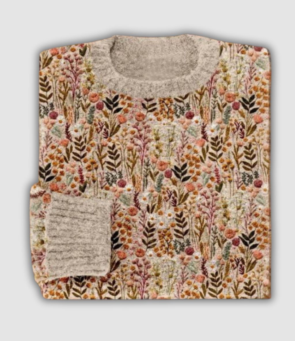 Coralie | Jacquard Retro Sweater