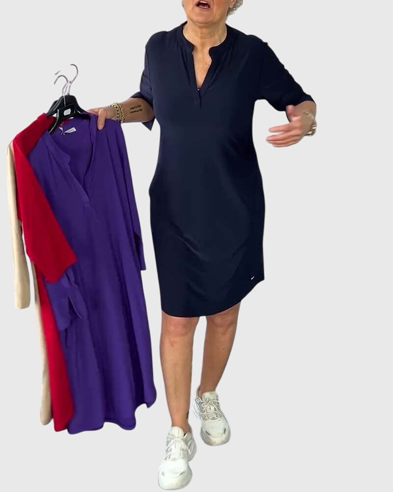 Katherine | V-Neck Dress