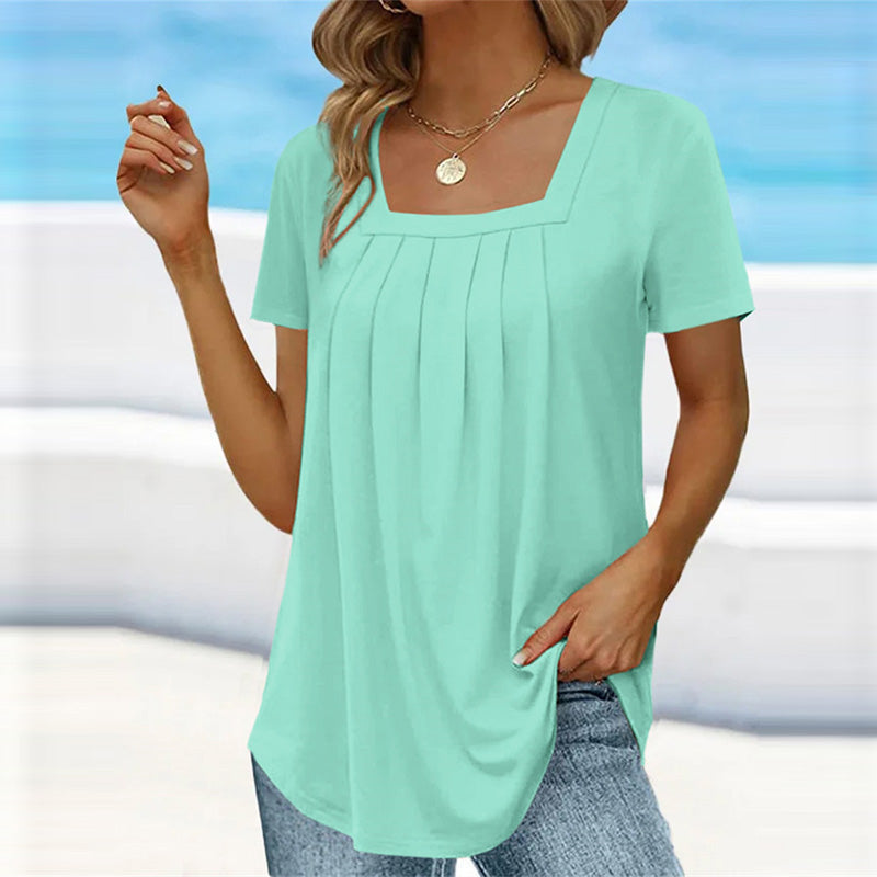 Sabryn - Elegant Pleated Blouse