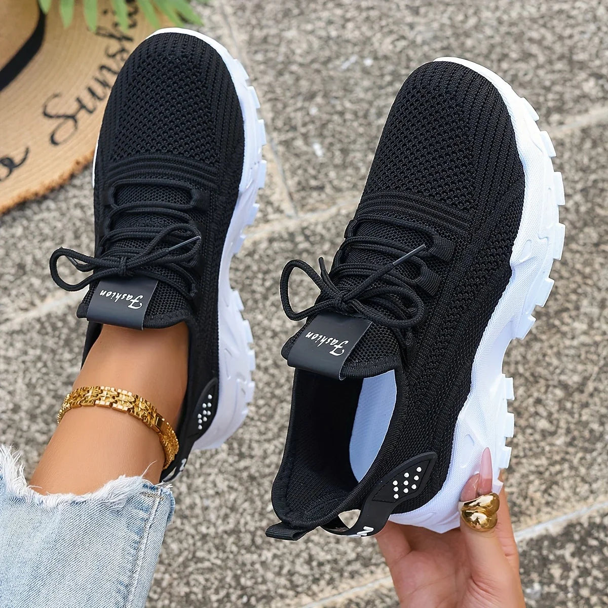 ANNIE™ WOMEN'S BREATHABLE KNIT SNEAKERS