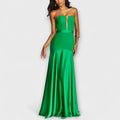Vada - Off-Shoulder Maxi Dress with V-Neck