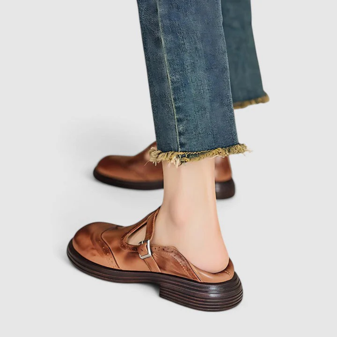 Risla |  Leather Mary Janes