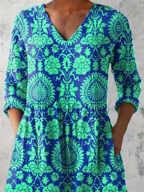 Beatrix | Long Blouse with V-Neck