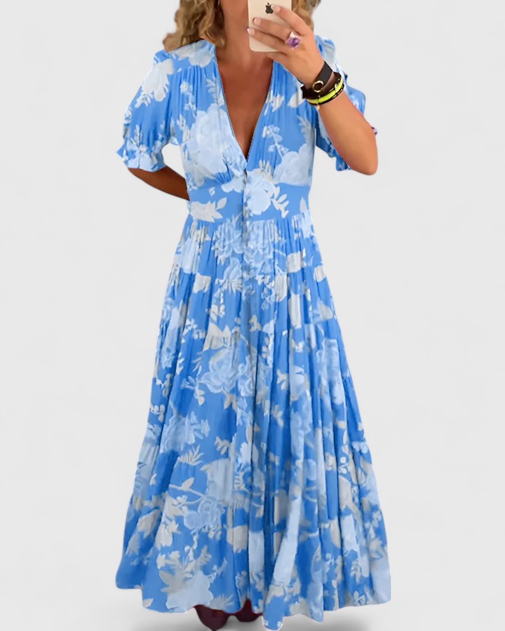 Minelda |  Floral Dress