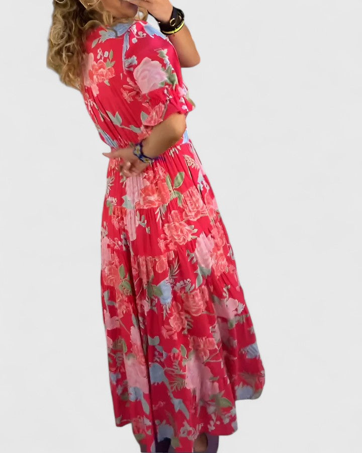 Minelda |  Floral Dress