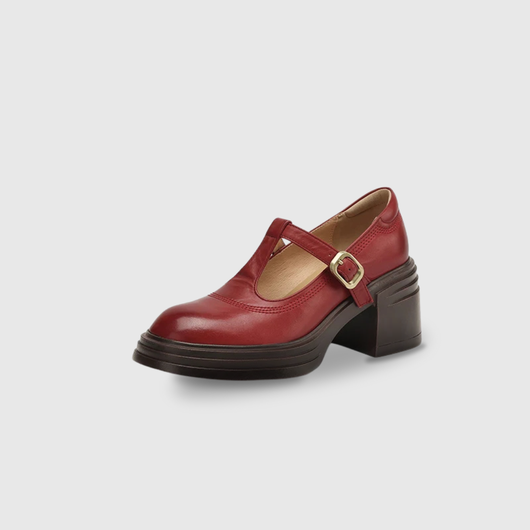 Elvana | Mocassins à talons larges