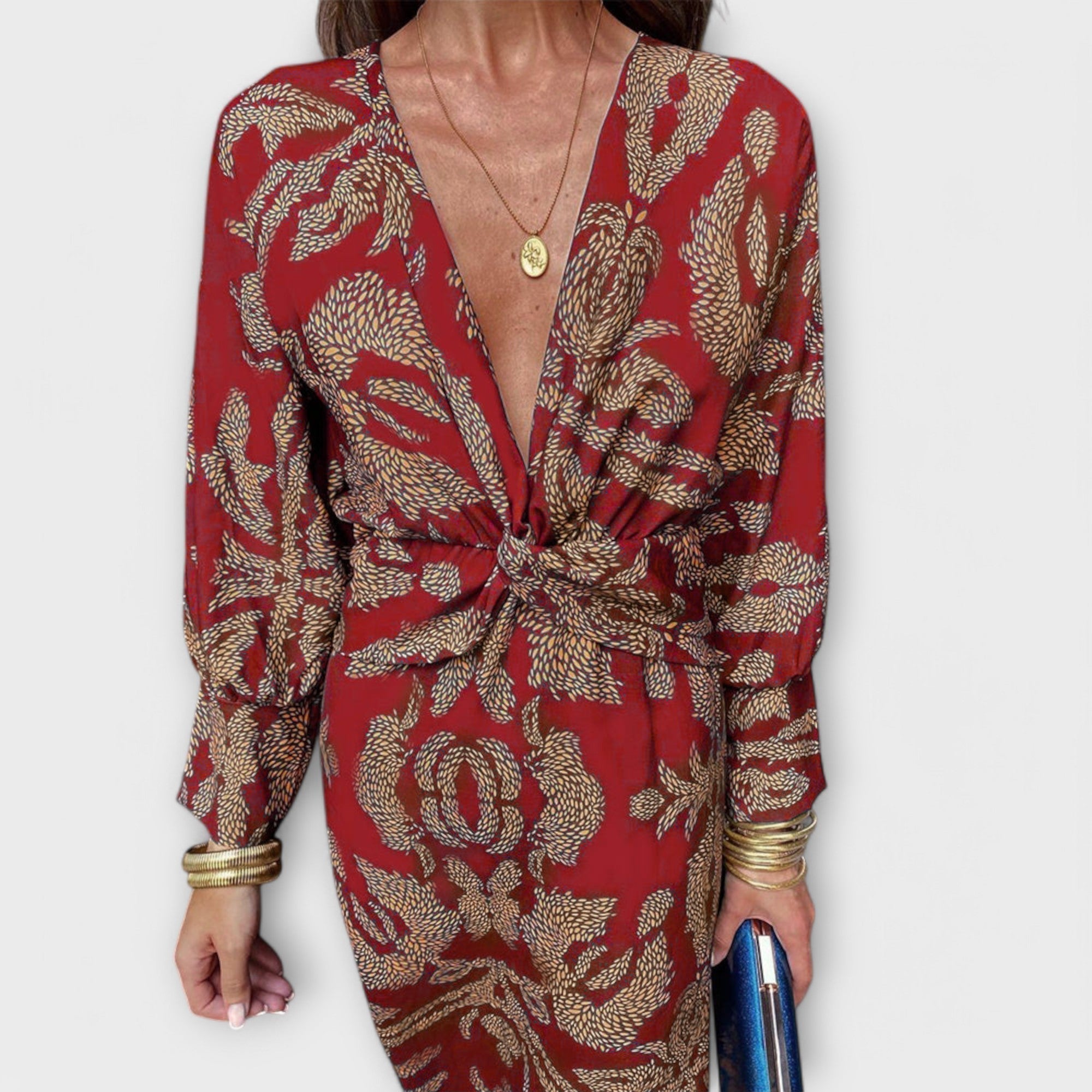 Oriana - Elegant Dress with Long Sleeves
