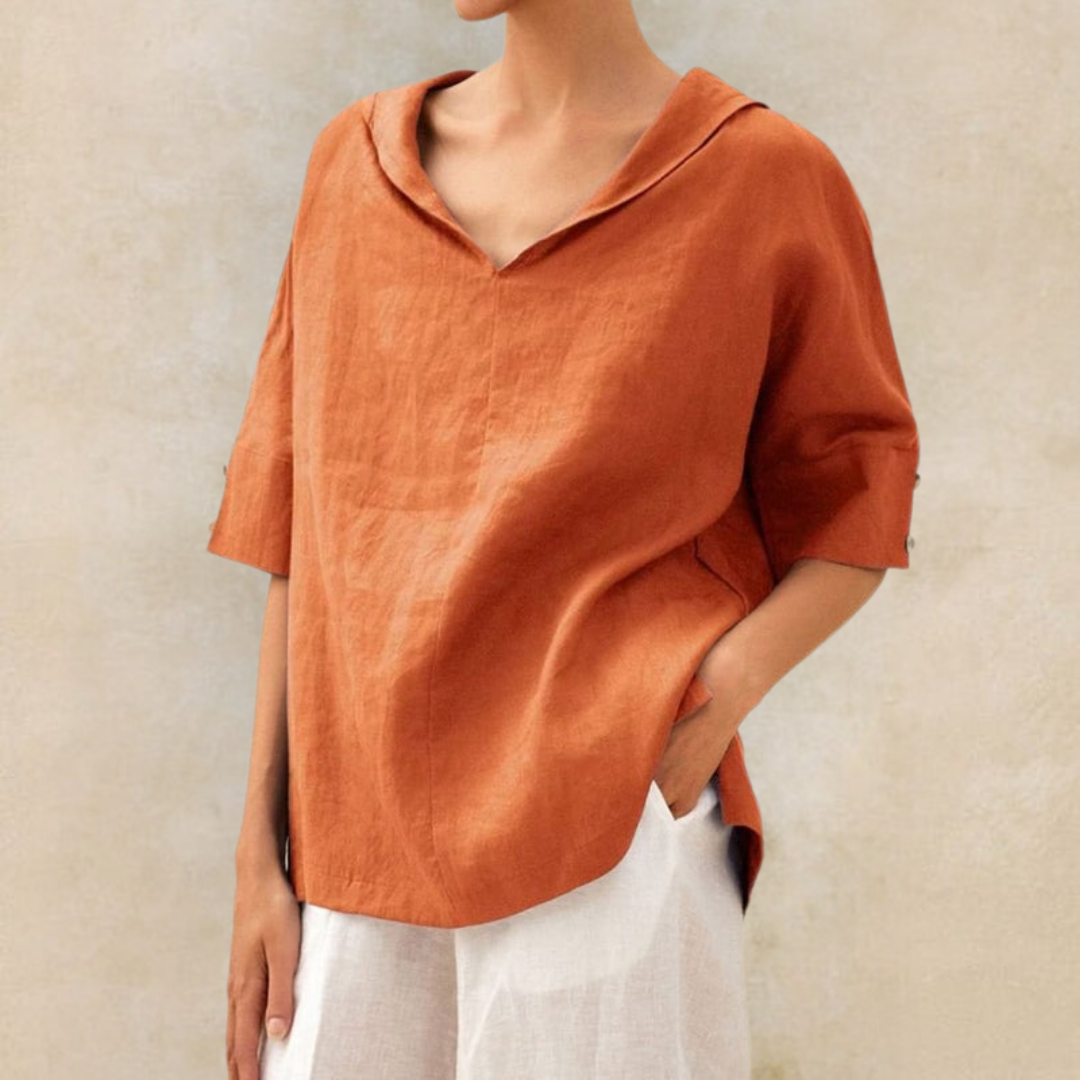 Mireina - Casual Loose-Fit Blouse