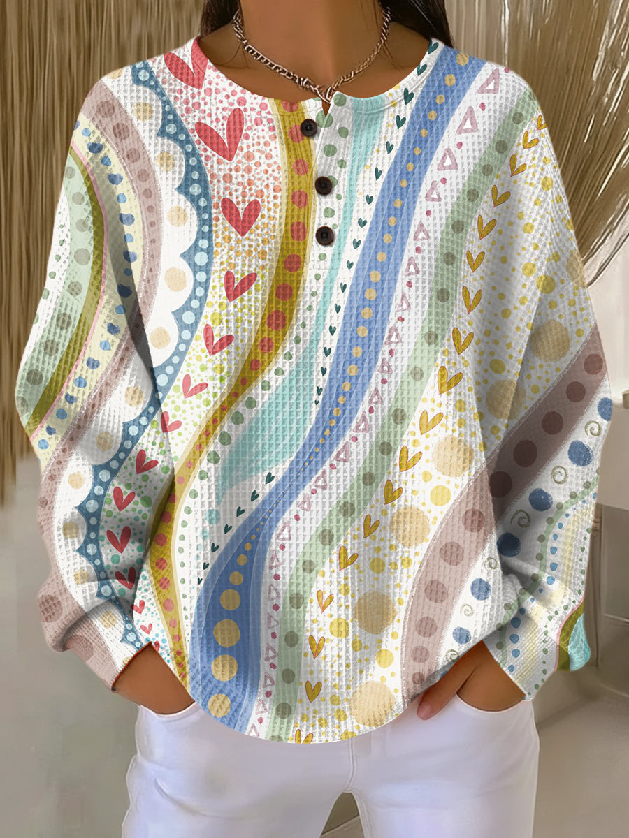 Luna | Pull à rayures colorées