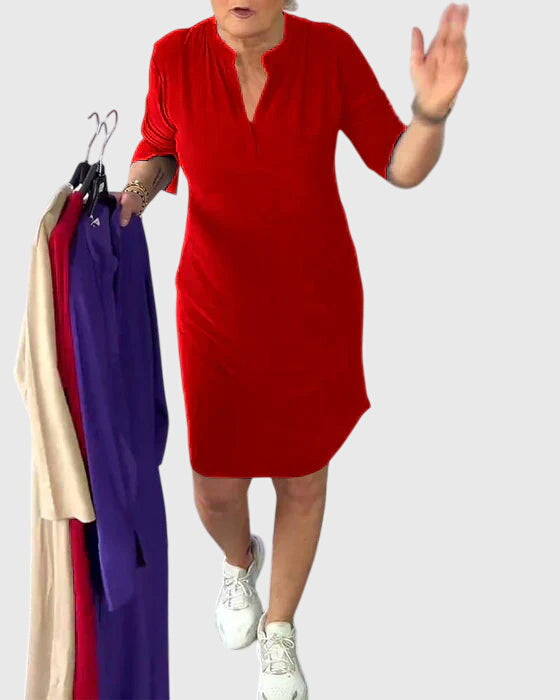 Katherine | V-Neck Dress