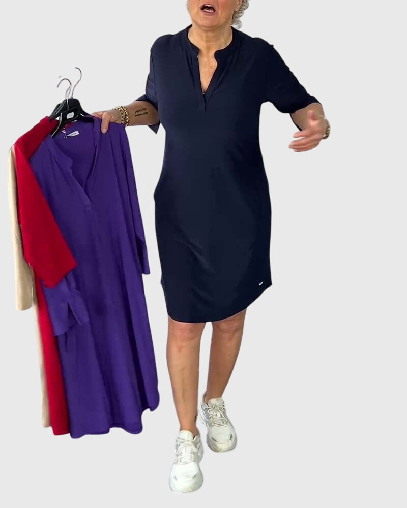 Katherine | V-Neck Dress