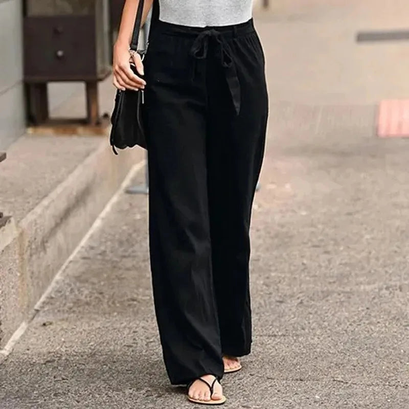 GRACE | Classic Cotton Straight Pants
