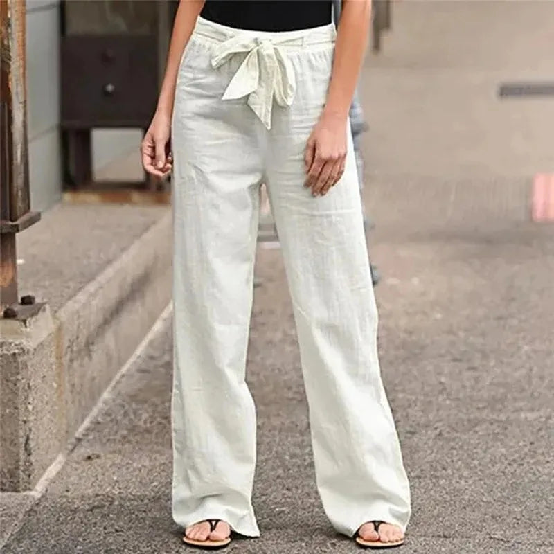 GRACE | Classic Cotton Straight Pants