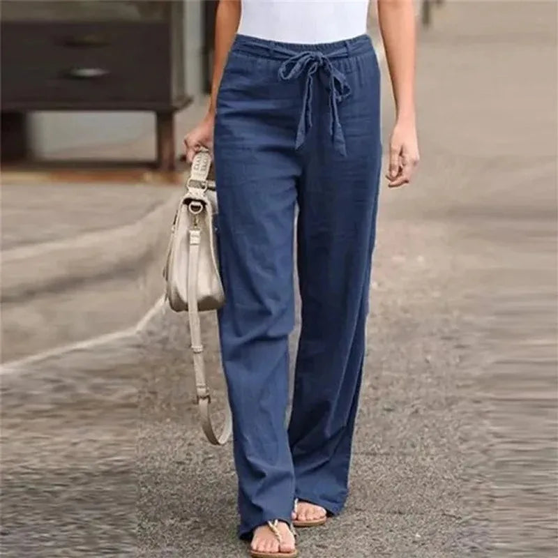 GRACE | Classic Cotton Straight Pants