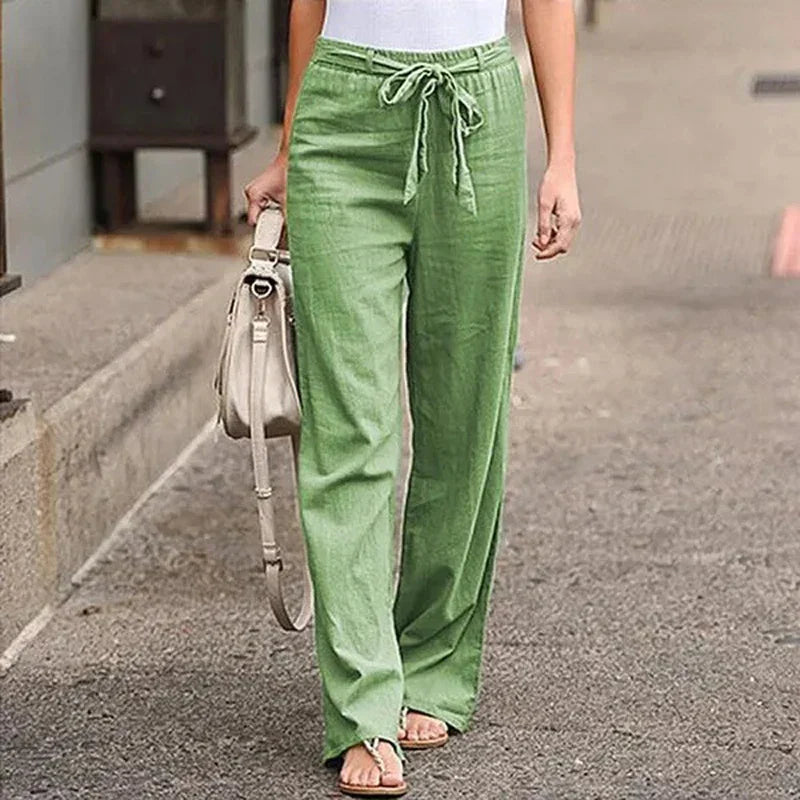 GRACE | Classic Cotton Straight Pants
