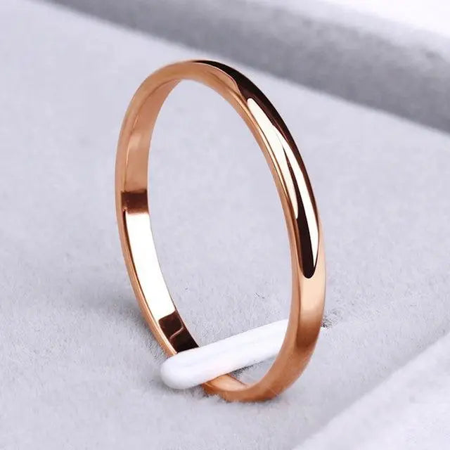 Bague simple en or et en argent