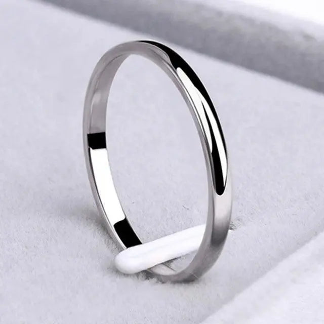 Bague simple en or et en argent