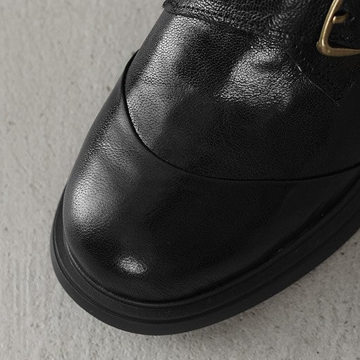Ellesmere Shearling Leather Oxford Heels