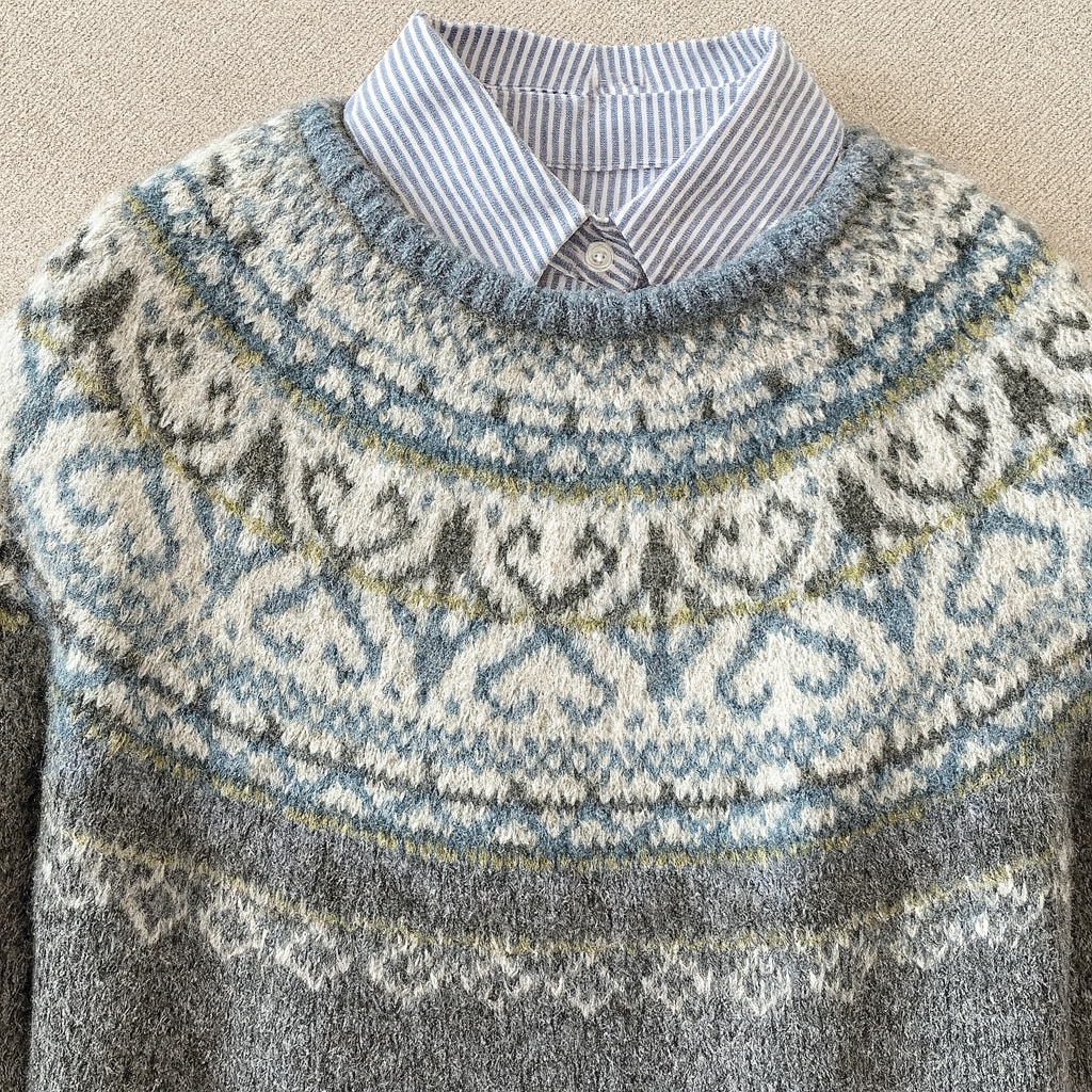 Luxe™ | Chic Vintage Knit Sweater