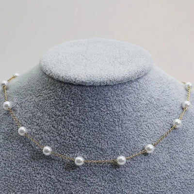 Collier de perles en or
