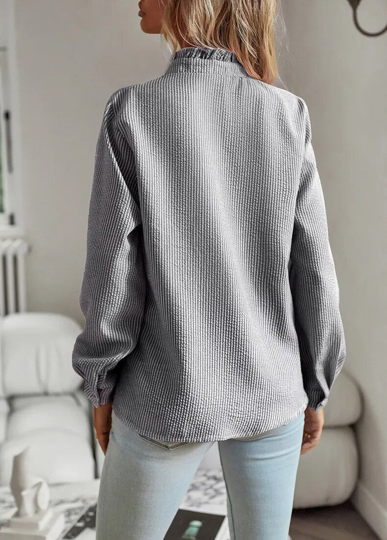 Marcelina - Elegant Polo Blouse