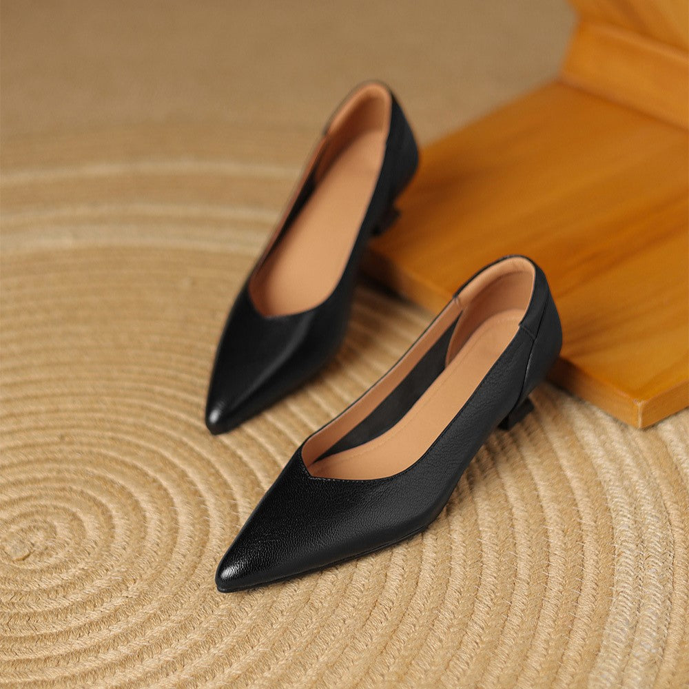 Velena Sculpted Leather Pumps