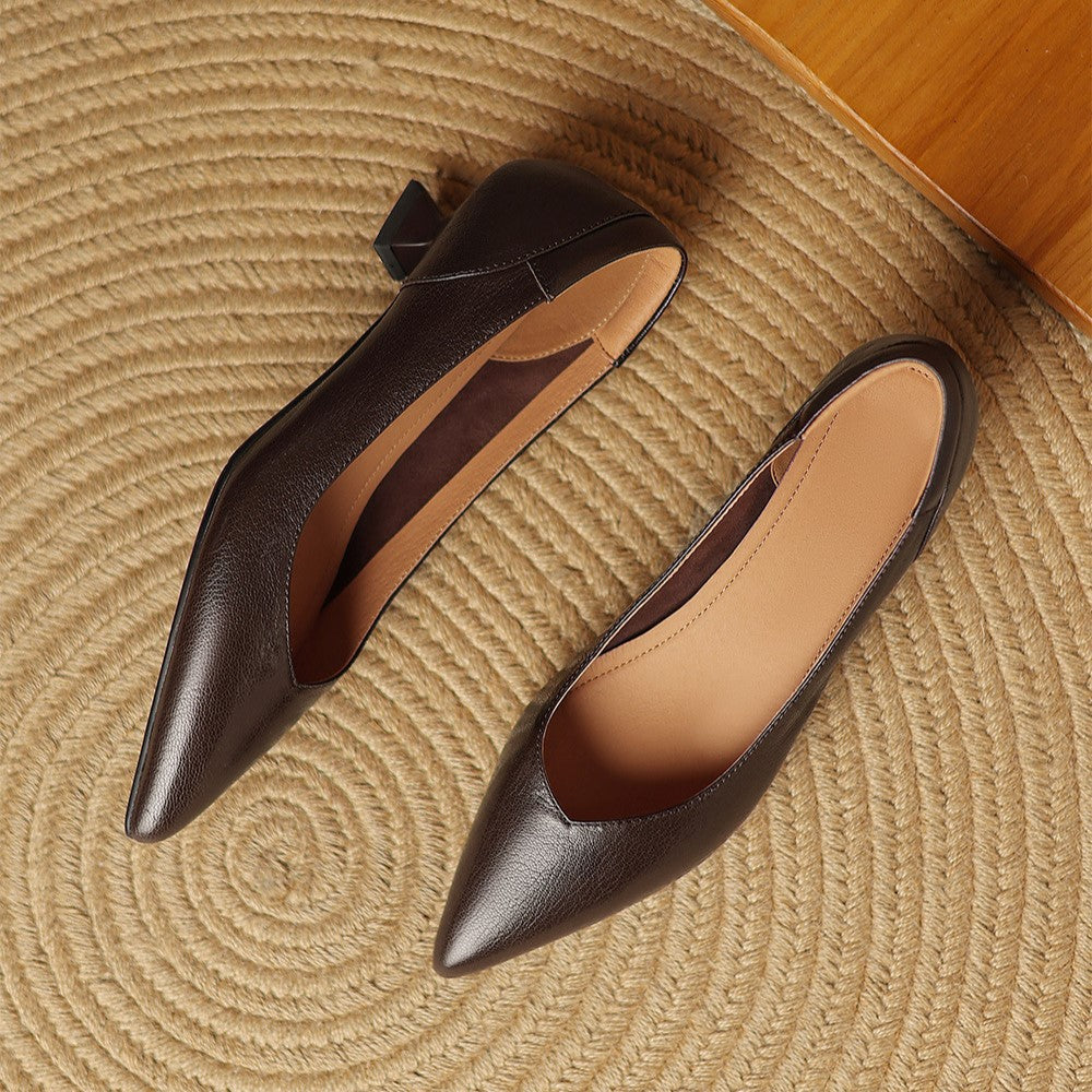 Velena Sculpted Leather Pumps
