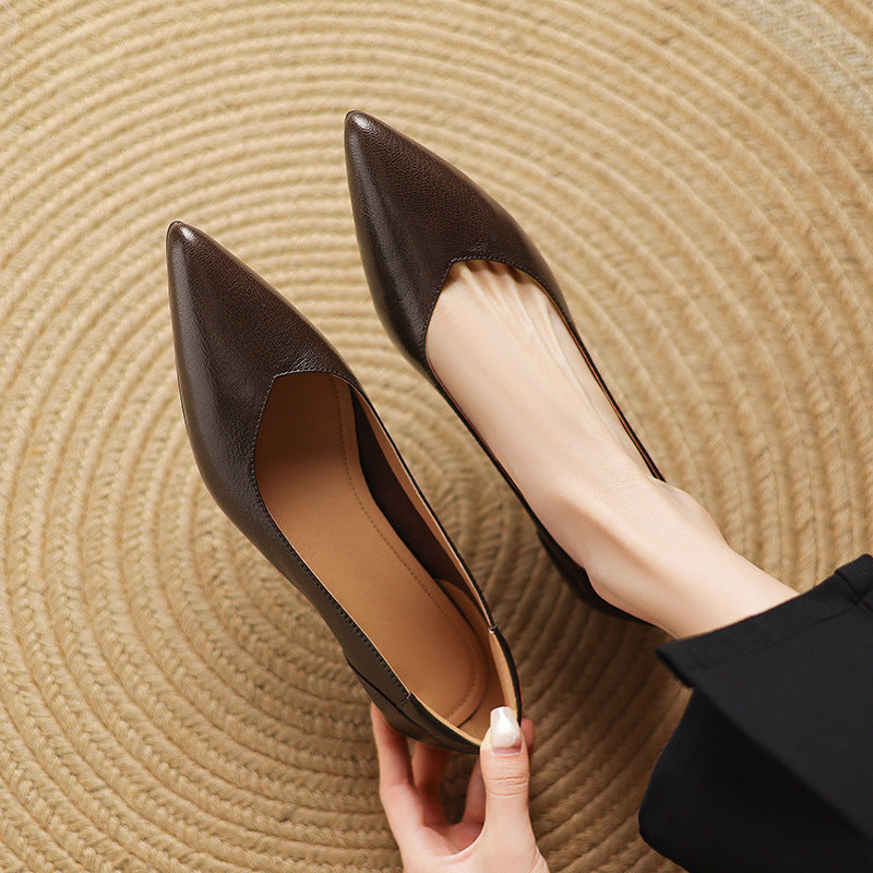 Velena Sculpted Leather Pumps