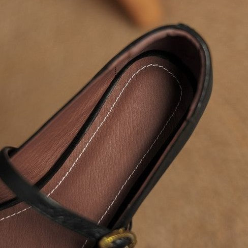 Eloria Leather Kitten Heels