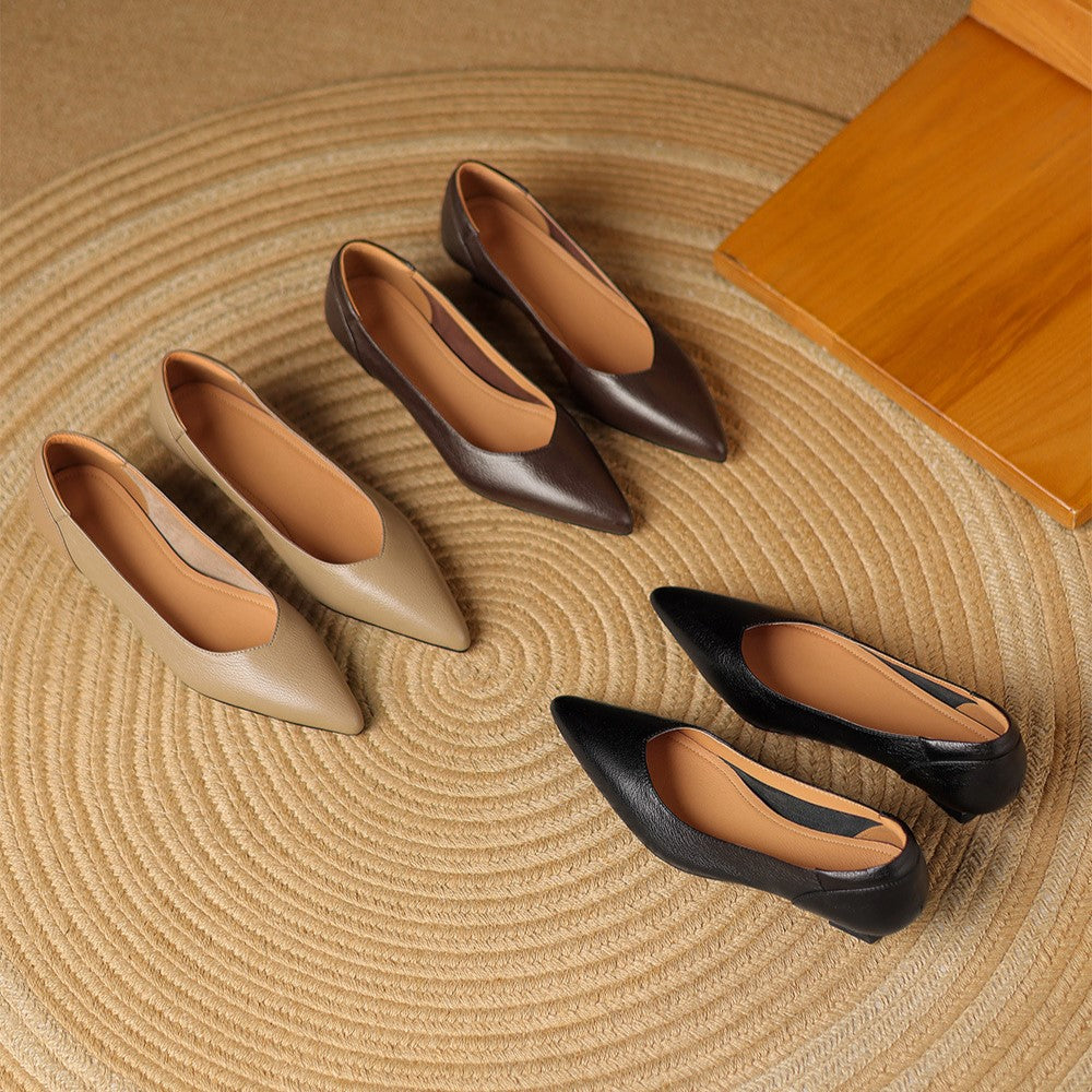 Velena Sculpted Leather Pumps