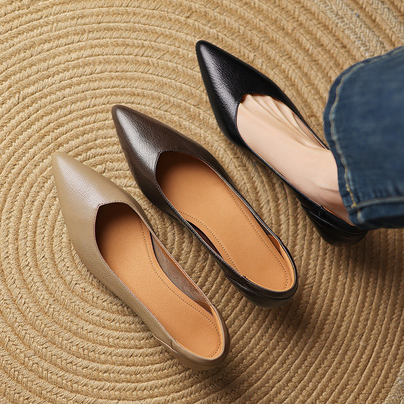 Velena Sculpted Leather Pumps