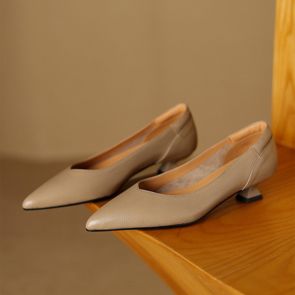 Velena Sculpted Leather Pumps