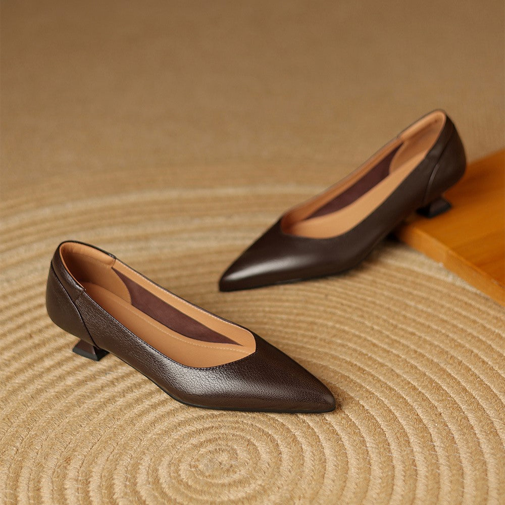 Velena Sculpted Leather Pumps