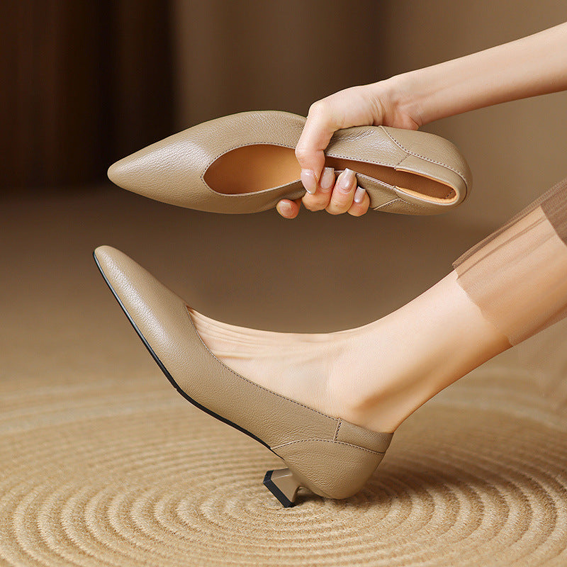 Velena Sculpted Leather Pumps