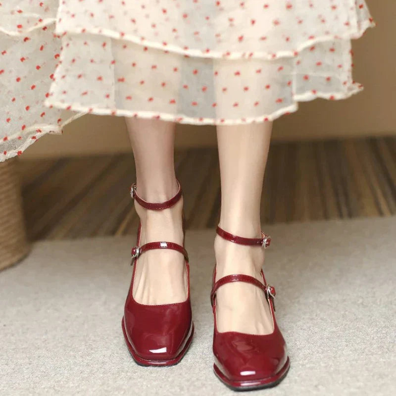 Abigail | Escarpins élégants à bride à la cheville