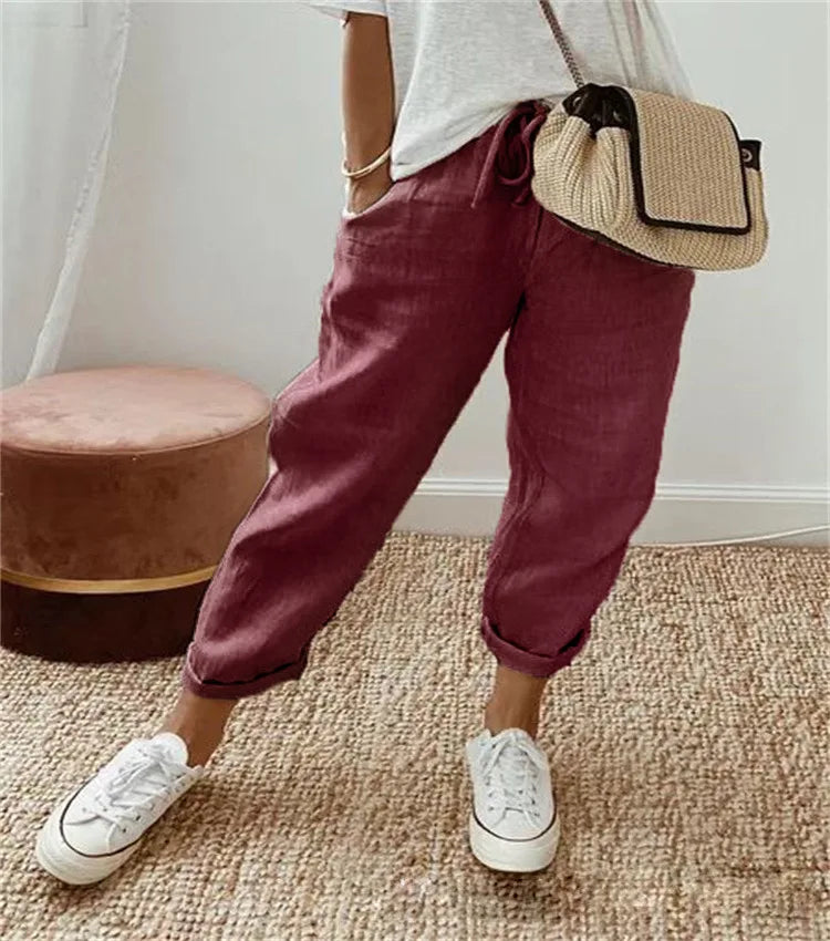 GRACE | Cotton Women’s Long Trousers